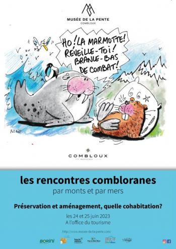 Affiche rencontres combloranes 2023 dessin nono avec logo