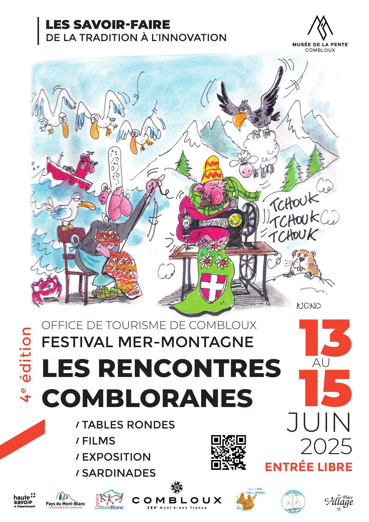 Musee de la pente affiche rencontres combloranes 2025