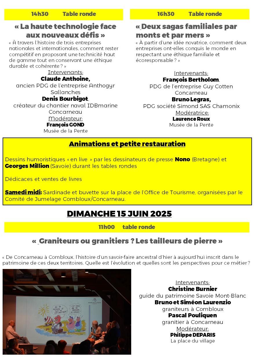 Musee de la pente flyer rencontres combloranes 2025 3
