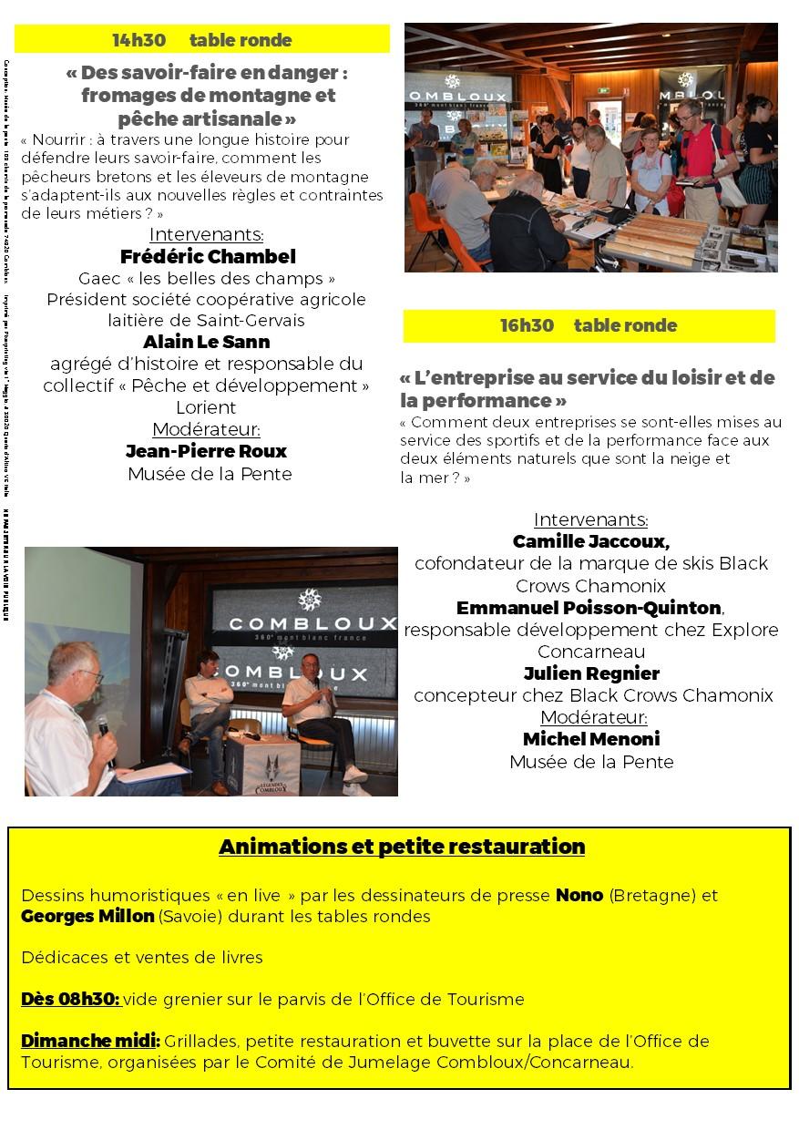 Musee de la pente flyer rencontres combloranes 2025 page4