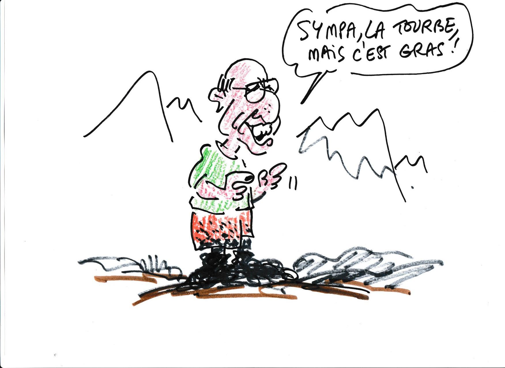 Musee de la pente rencontres combloranes 2023 tourbieres et zones humides dessin 6